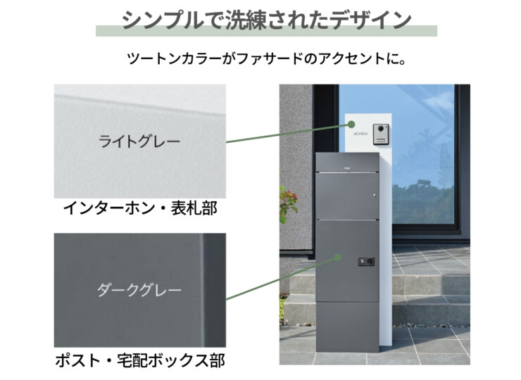 オンリーワンクラブ 宅配ボックス ティアード カラー