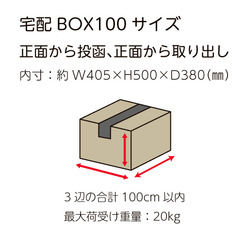 美濃クラフト 宅配ポスト キートス 受取可能サイズ