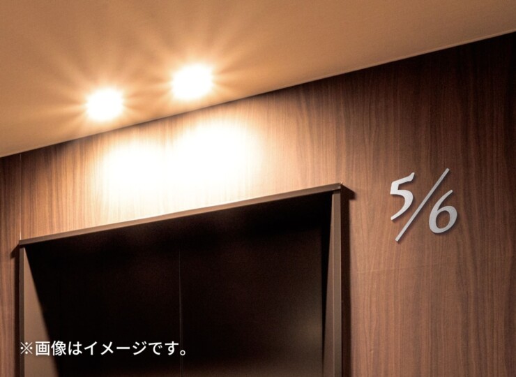 福彫 看板・銘板 オプションサイン 階数表示 KTZ-914 使用イメージ