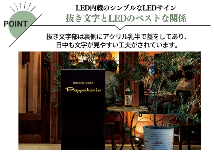 美濃クラフト 館銘板/商業看板 LEDサイン M-HK-22 特徴
