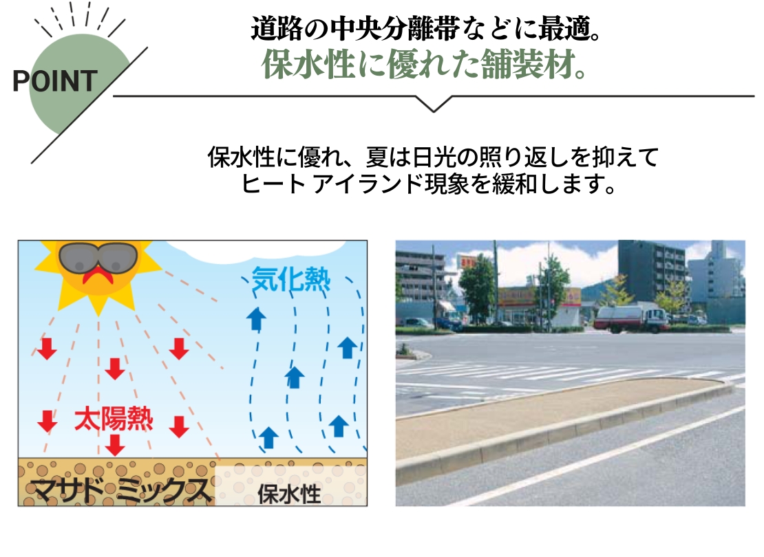 四国化成建材 真砂土舗装材 マサドミックス 散水タイプ 中央分離帯などに最適