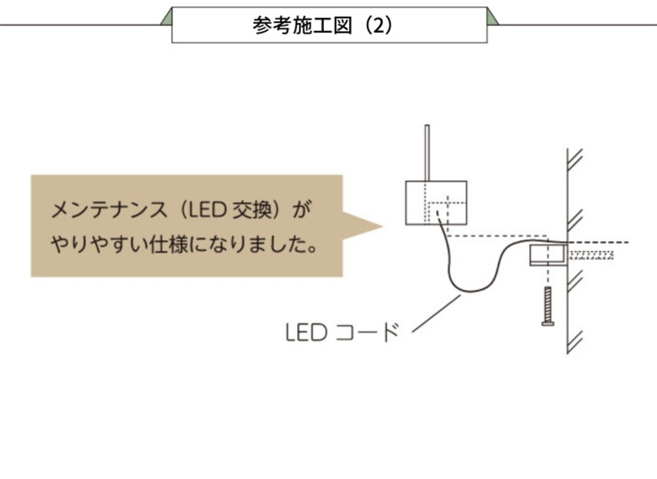 美濃クラフト LED表札 ステラルーチェ MY-4 参考施工図
