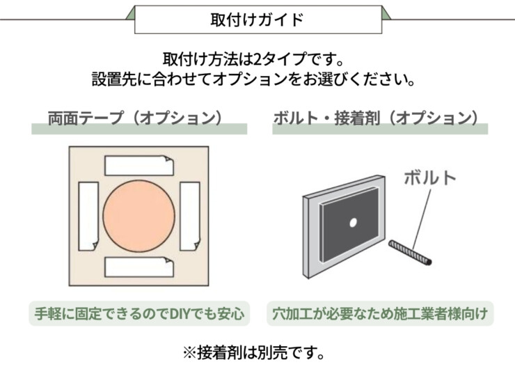 丸三タカギ 風水表札premium 八角形タイプ NFHSS-A-21 取付けガイド