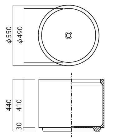 NUプランター ラスティックM550