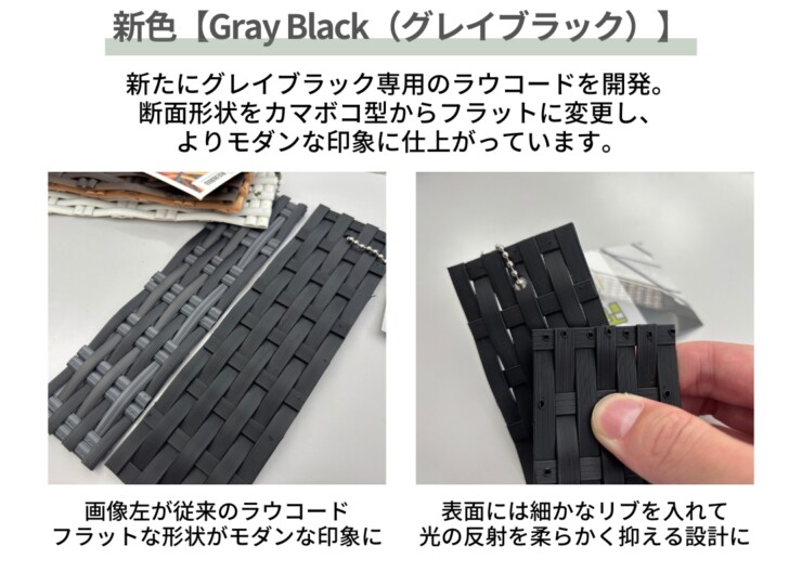 かじ新 K.RAUCORD（ケイ.ラウコード）オリオ スタッキングアームチェア グレイブラック ORIOGB 新色グレイブラック