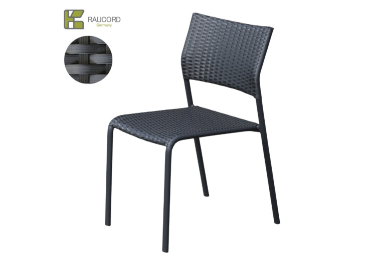 かじ新 K.RAUCORD（ケイ.ラウコード）オリオ スタッキングサイドチェア グレイブラック ORIO SIDEGB アイキャッチ