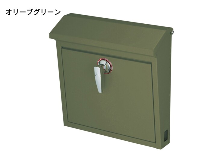 美濃クラフト 壁掛けポスト POMO（ポモ）オリーブグリーン