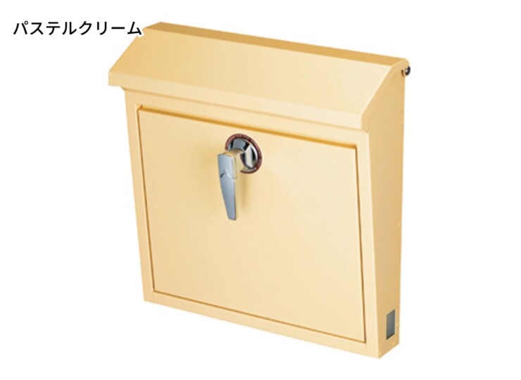 美濃クラフト 壁掛けポスト POMO（ポモ）パステルクリーム