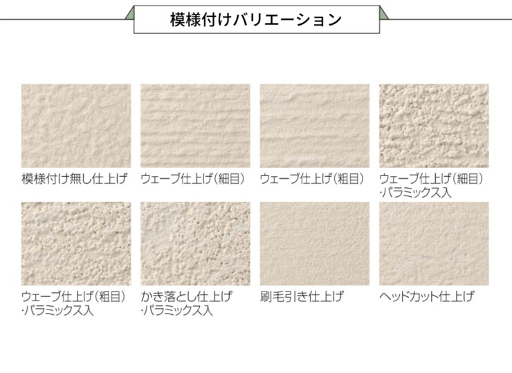 四国化成建材 外装材 パレットHG ローラー塗りタイプ 模様付けバリエーション