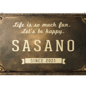 美濃クラフト アイアンクラフト表札 ラギッド RI-7-AG アイキャッチ