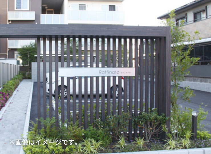 美濃クラフト 館銘板/商業看板 ステンレスサイン S-LX-12 使用イメージ