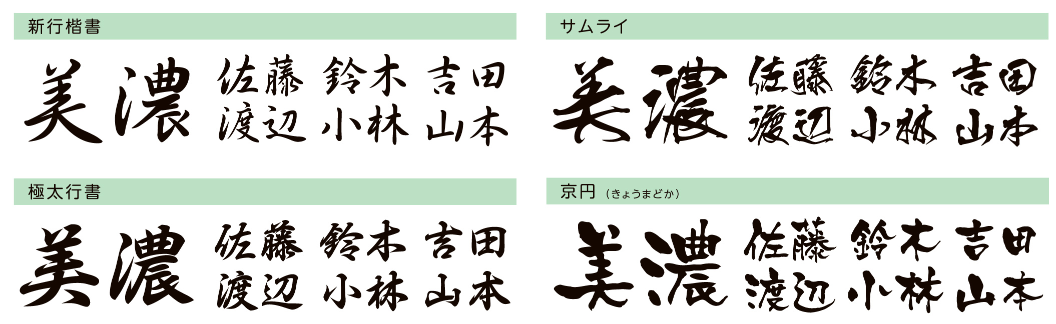 美濃クラフト ステンレス表札 スフィーダ SF-11 漢字書体