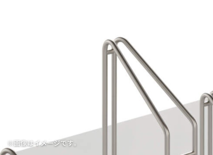 三協アルミ 前輪式（単体）サイクルラック SS-2型 テクスチャー