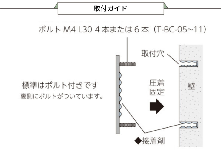 美濃クラフト 館銘板/商業看板 タイルサイン 取り付けガイド
