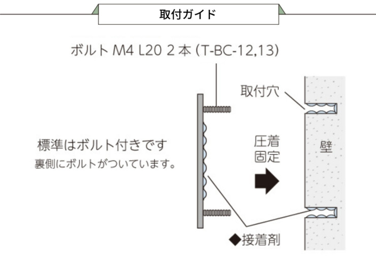 美濃クラフト 館銘板/商業看板 タイルサイン 取り付けガイド