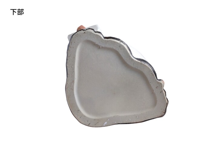 陶里 信楽焼 表札狸傘立17号 TH049-05 下部