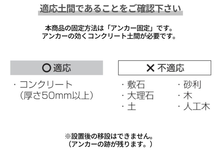 パナソニック 宅配ボックス施工用部材 コンボマルチ/宅配ボックス対応 据え置き施工用ベースTSB-1型 適応土間であることをご確認下さい