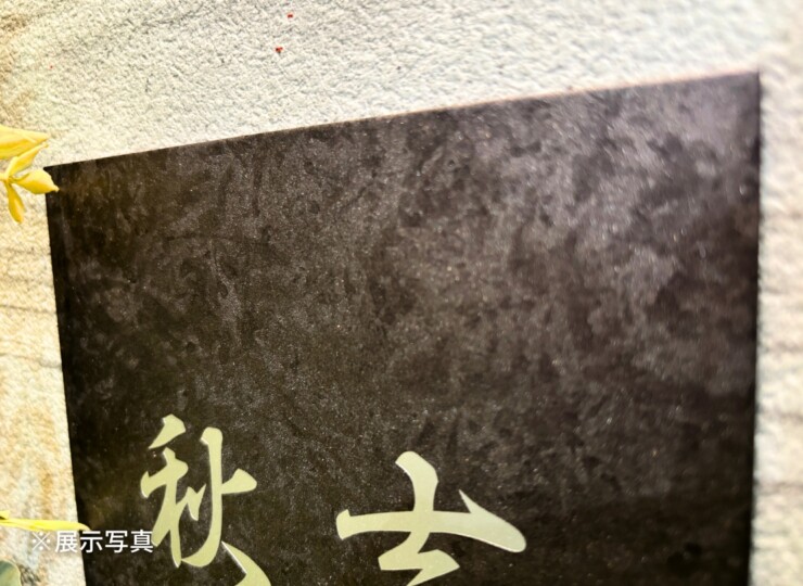 福彫 スタイルアートサイン レガシア ステンレス（ミスティークブラウン リン酸処理風）TSP-2 展示写真