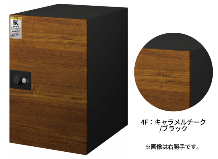 YKKAP ルシアス 宅配ボックス4型 壁埋込納まり 取付部品（壁埋込型用）セット UPB4 4Fキャラメルチークブラック