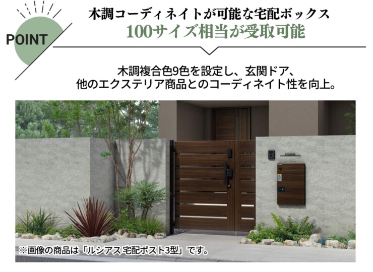 YKKAP ルシアス 宅配ボックス4型 壁埋込納まり 取付部品（壁埋込型用）セット UPB4 特徴