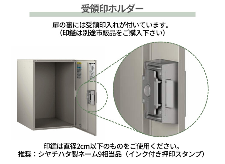 YKKAP ルシアス 宅配ボックス4型 壁埋込納まり 取付部品（壁埋込型用）セット UPB4 受領印ホルダー