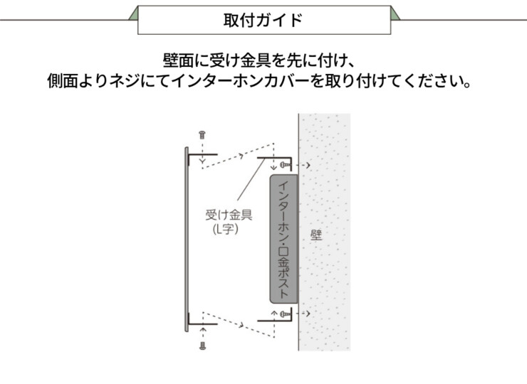 美濃クラフト ウォールアート表札 カバーサイン WAL-23 取り付けガイド