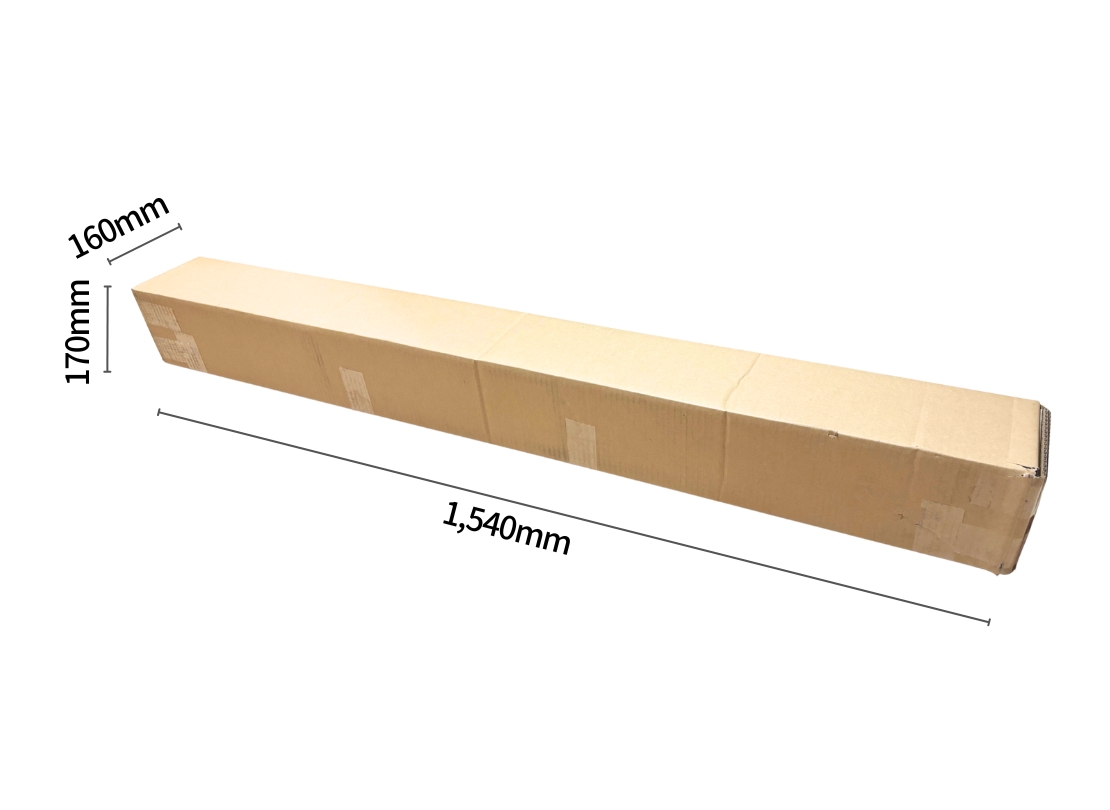 四国化成 独立ポスト アルメールDUAL1型 Φ56独立ポール 梱包サイズ