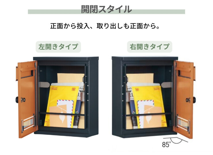 ユニソン 壁付けポスト アンテ 開閉スタイル
