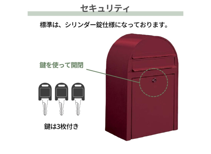 セキスイデザインワークス デザインポスト ボビ（bobi）セキュリティ