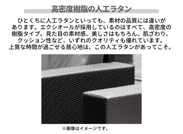 LIXIL ガーデンファニチャーTYPE011 1人掛けチェアB 高密度樹脂の人工ラタン