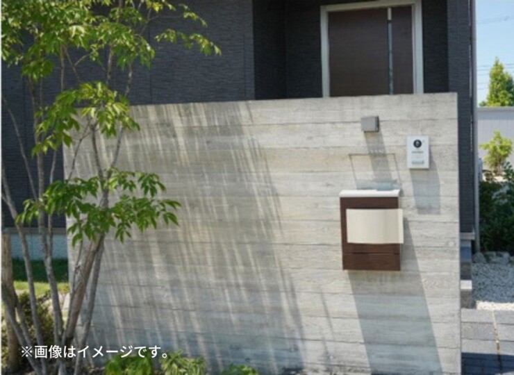 ユニソン 壁付けポスト クルムⅡ ダイヤル錠 使用イメージ