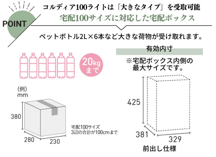 ユニソン コルディア100ライト ポスト有り 前出し 特徴