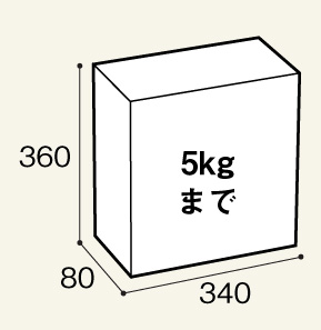 パナソニック コンボ コンパクトタイプ 受け取り可能サイズ