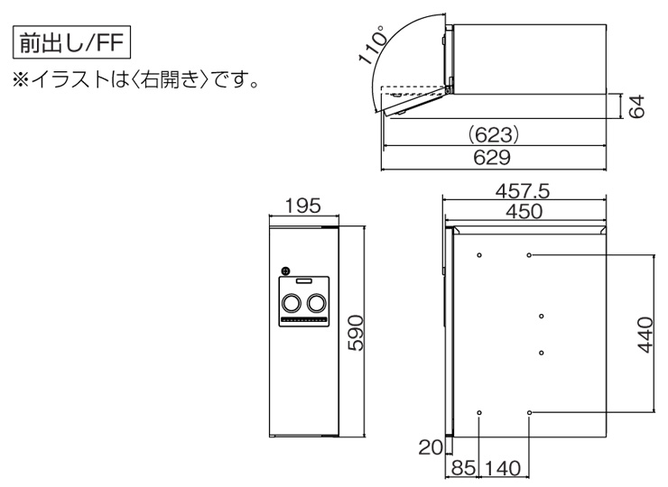 パナソニック コンボ スリムタイプ サイズ