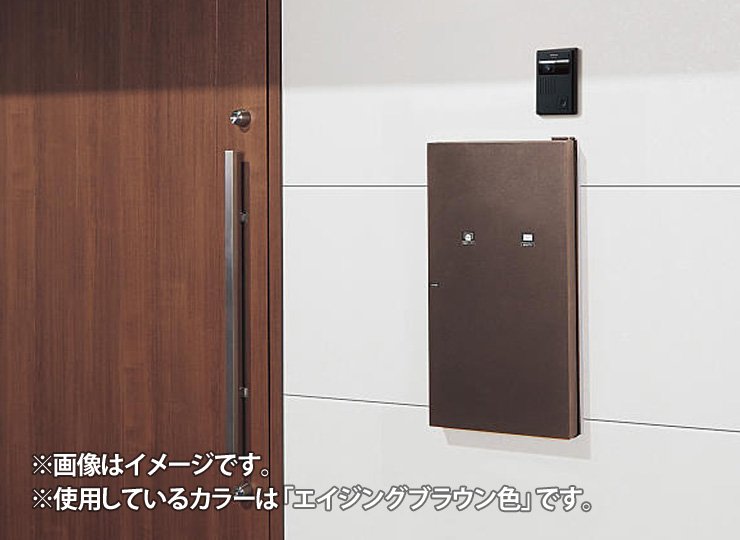 　宅配ボックス 一戸建て用 屋外 宅配ポスト 機能ポール ポスト　  代引不可 - 1