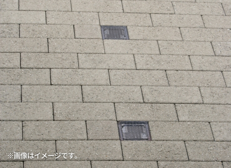 ヘリオスグランドライトLEDブロック100角 消灯イメージ