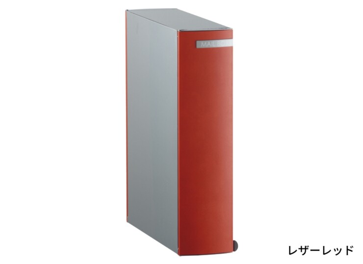 ユニソン 埋め込みポスト リーダ ムント 後出し レザーレッド