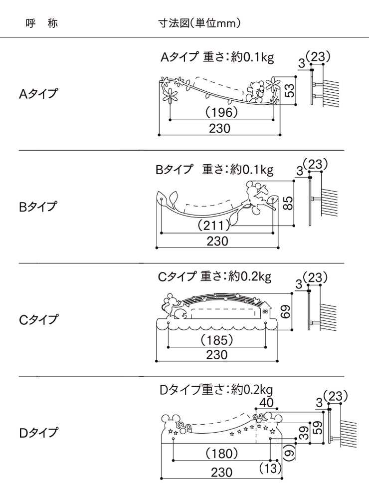 ミッキーシルエットサイン