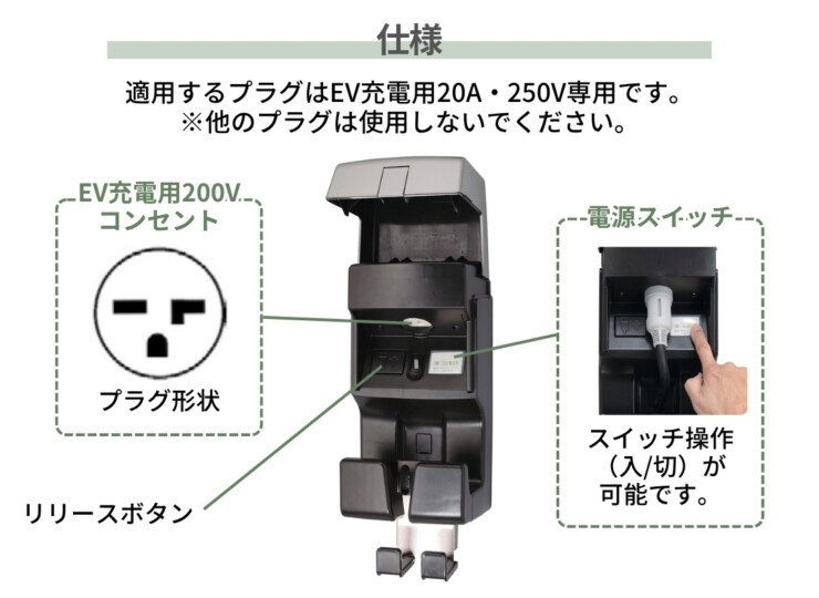 ユニソン ミースEVポートS 仕様