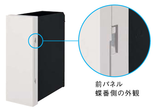 パナソニック パケモVL 蝶番側の外観