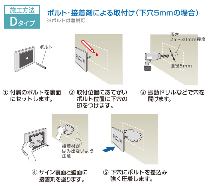 丸三タカギ 施工方法Dタイプ