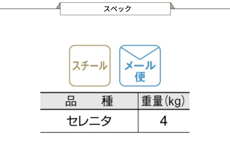 東洋工業 SERENITA（セレニタ）スペック
