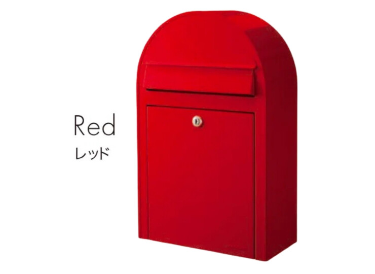 セキスイデザインワークス デザインポスト スリムボビJ（slim bobi J）レッド