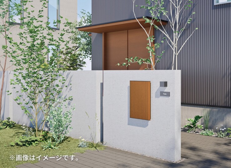 ユニソン 宅配ポスト ヴィコスマート DB 100 ポスト有り 後出し イメージ