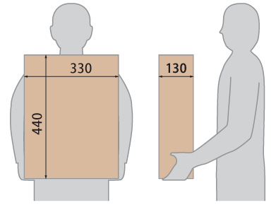 クオール据置式宅配ボックス 受取可能サイズ