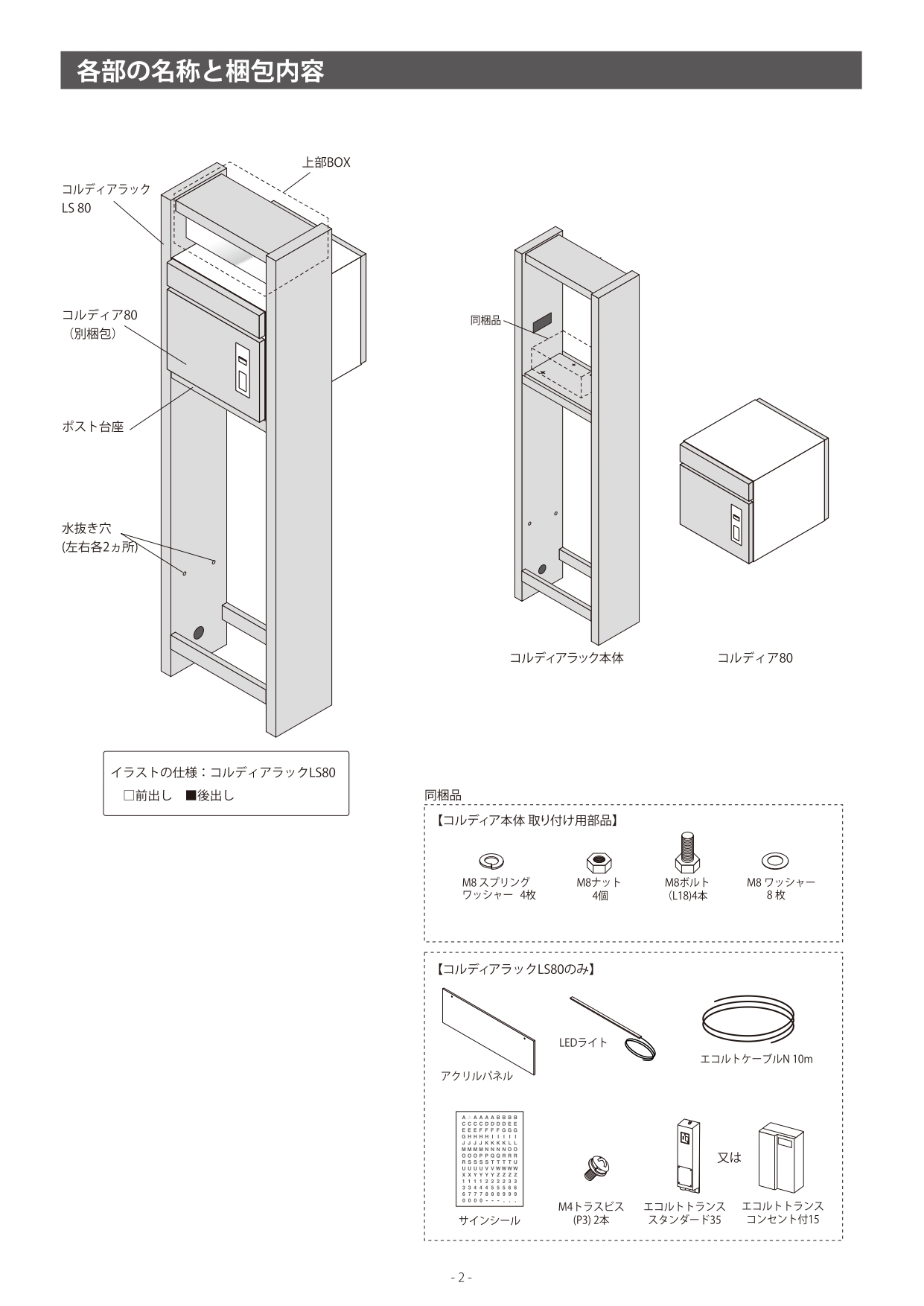 コルディアラックLS80_取扱説明書_page-0002