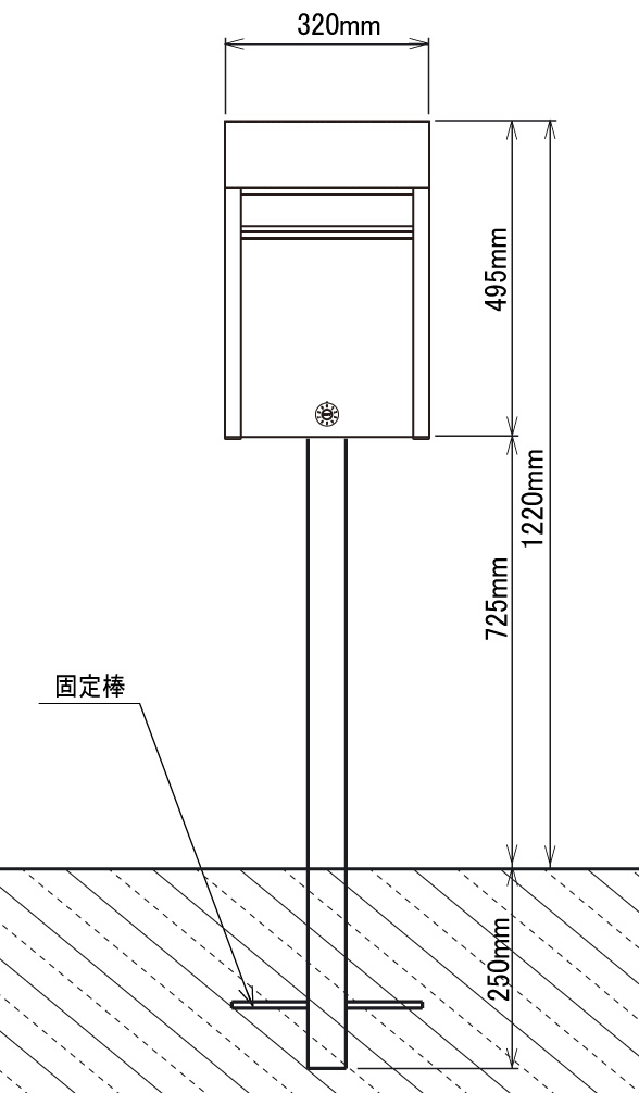 ドゥオモポール サイズ