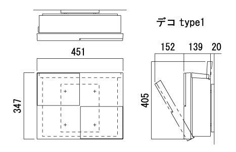 パーサスデコtype1 サイズ