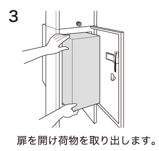 パーセルドゥオモ 荷物の取り出し方3