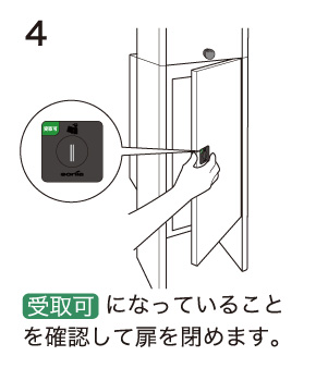 パーセルドゥオモ 荷物の取り出し方4